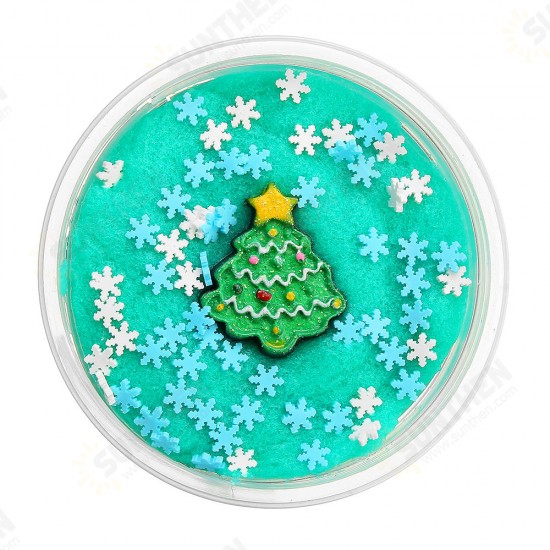 60ML Christmas Cloud Slime Scented Charm Mud Stress Relief Kids Clay Toy