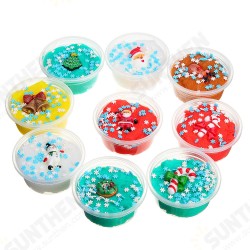 60ML Christmas Cloud Slime Scented Charm Mud Stress Relief Kids Clay Toy 60ML Christmas Cloud Slime Scented Charm Mud Stress Relief Kids Clay Toy