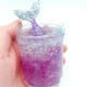 60ML Fishtail Slime Toy For Children Crystal Decompression Mud DIY Gift Stress Reliever