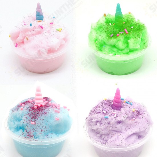 60ML Slime Brushed Mud Unicorn Crystal Clay Decompression Plasticine Toys