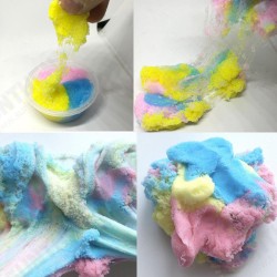 60ML Tricolor Crystal Mud Slime DIY Gift Toy Stress Reliever 60ML Tricolor Crystal Mud Slime DIY Gift Toy Stress Reliever