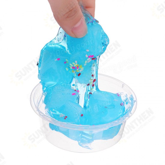 60ml Mixed Cloud Slime Crystal Snowflake Coconut Mud DIY Material Decompression Toy