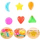 6PCS Crystal Slime Diamond Star Heart Moon Simulated Mud Jelly Plasticine Stress Relief Gift Toy