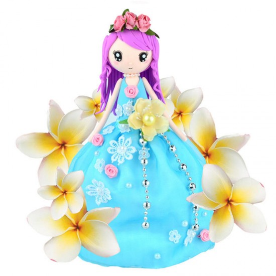 DIY Clay Doll Figures With Manual Soft Ultralight Non-Toxic Modelling Clay Gift Decor