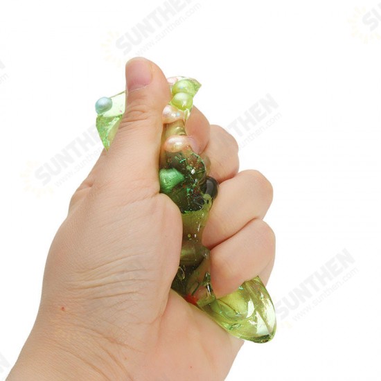 DIY Colorful Animals Slime 8.5*7*4CM Crystal Mud Putty Plasticine Blowing Bubble Toy Gift