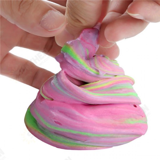 DIY Fluffy Floam Slime Scented Stress Relief No Borax Kids Toy Sludge Cotton mud to release clay Toy