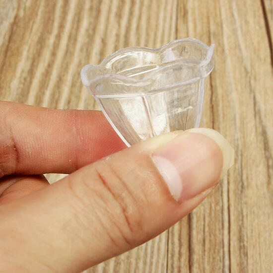 DIY Mini Cup Creamy Soil Sticks Goblets Sticky Minerals Mini Transparent Plastic Cooking