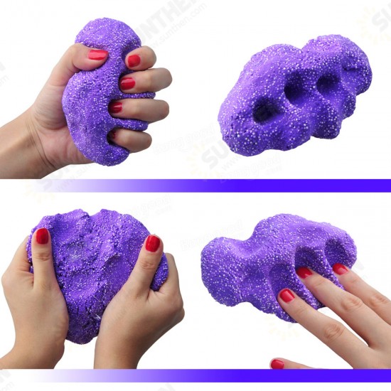 DIY Slime Kit Fluffy Crystal Borax Gliter Powder Glue Play Game Kids Toy Adults Stress Reliever Gift