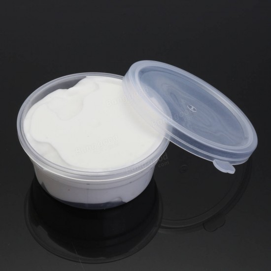 DIY Slime Kit Snow Mud Clay Plasticine Styrofoam Beads Balls White Floam Toy Gift