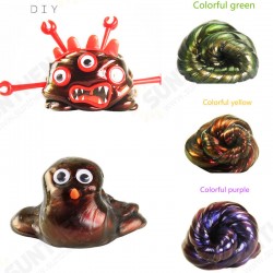 DIY Slime Polymer Colorful Bounce Mud Visual Chameleon Non-Magnetic Rubber Mud Toy DIY Slime Polymer Colorful Bounce Mud Visual Chameleon Non-Magnetic Rubber Mud Toy
