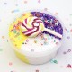 DIY Three Color Slime Lollipop Snowflake Mud Cotton Star Decompression Stress Reliever Toy 60ml