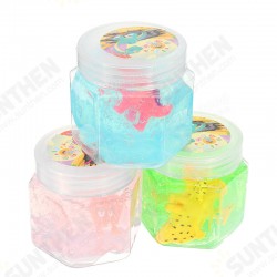 Dinosaur Animal Crystal Mud Hex Bottle Transparent Slime DIY 5.5cm*5.7cm Plasticine Toy Gift Dinosaur Animal Crystal Mud Hex Bottle Transparent Slime DIY 5.5cm*5.7cm Plasticine Toy Gift