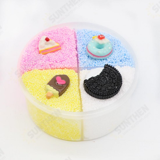 Four-color Slime Unmixed Fruit Dessert Animal Snow Rice Cotton Mud Clay 120ml