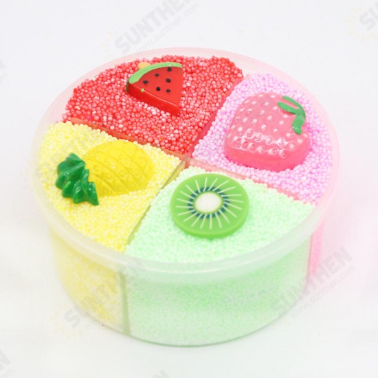 Four-color Slime Unmixed Fruit Dessert Animal Snow Rice Cotton Mud Clay 120ml