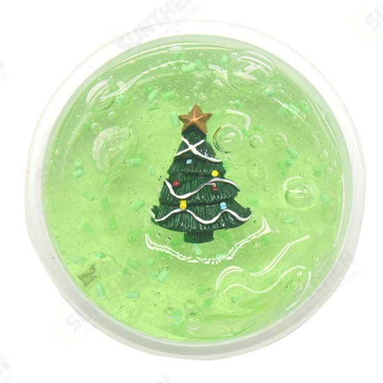 Christmas Slime Kid Crystal Mud DIY With Slices Filler