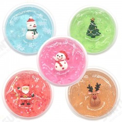 Christmas Slime Kid Crystal Mud DIY With Slices Filler Christmas Slime Kid Crystal Mud DIY With Slices Filler
