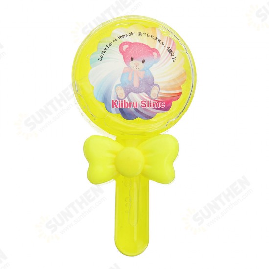 Lollipop Slime 12.5*6.5*2.5CM Transparent Jelly Mud DIY Gift Toy Stress Reliever