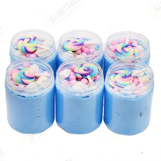 Lollipop Crystal Mud Cotton Slime 120ml Candy Marshmallow Clay Plasticine