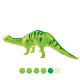 Clay Dinosaur Series 3D Puzzle Modeling Clay Children's Manual DIY Rubber Color Mud Toys