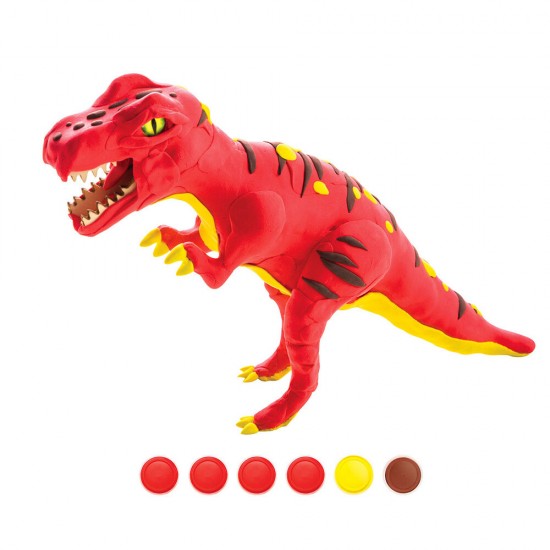 Clay Dinosaur Series 3D Puzzle Modeling Clay Children's Manual DIY Rubber Color Mud Toys