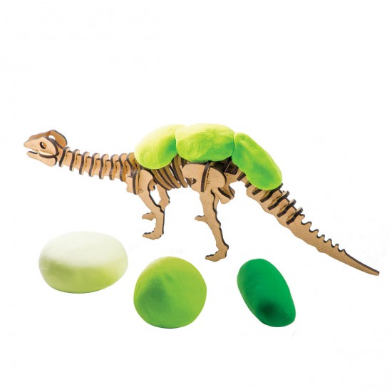 Clay Dinosaur Series 3D Puzzle Modeling Clay Children's Manual DIY Rubber Color Mud Toys