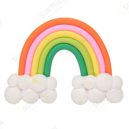 Simulation Cream Jelly Soft Rainbow Cloud Creamy DIY Phone Shell Material Jewelry Accessories