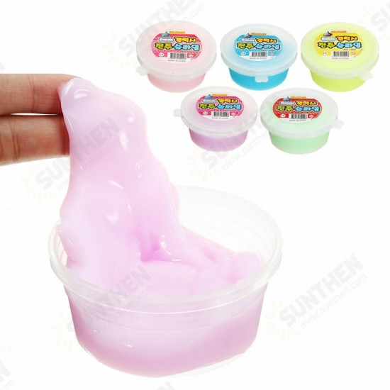 Slime Fruit Jelly Pudding Mud DIY Cotton Plasticine Kid Adult Stress Reliever Decompress Toy Gift