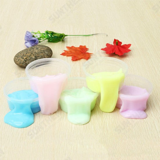 Slime Fruit Jelly Pudding Mud DIY Cotton Plasticine Kid Adult Stress Reliever Decompress Toy Gift