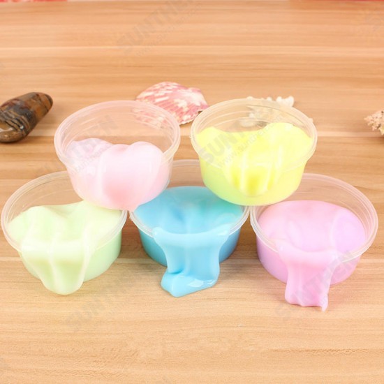 Slime Fruit Jelly Pudding Mud DIY Cotton Plasticine Kid Adult Stress Reliever Decompress Toy Gift