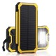20000mAh DIY Large Capacity LED Light Solar Power Bank Case For iPhone X XS HUAWEI P30 Mate 30 5G Oneplus 7 Mi9 9Pro S10+ Note 10 5G