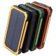 20000mAh DIY Large Capacity LED Light Solar Power Bank Case For iPhone X XS HUAWEI P30 Mate 30 5G Oneplus 7 Mi9 9Pro S10+ Note 10 5G