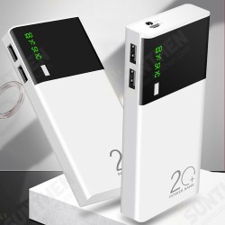 20000mAh LED Digital Display Large Capacity DIY Power Bank Case For iPhone X XS 11Pro Huawei P30 Pro Mate 30 5G 9Pro K30 S10+ Note 10 5G 20000mAh LED Digital Display Large Capacity DIY Power Bank Case For iPhone X XS 11Pro Huawei P30 Pro Mate 30 5G 9Pro K30 S10+ Note 10 5G