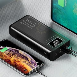 30000mAh DIY Power Bank Case LED Flash Light Fast Charging For iPhone XS 11Pro Huawei P40 Pro Mi10 S20+ Note 20 30000mAh DIY Power Bank Case LED Flash Light Fast Charging For iPhone XS 11Pro Huawei P40 Pro Mi10 S20+ Note 20