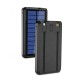30000mAh Solar Panel Dual USB Waterproof Wireless Charger Power Bank with Type-C Micro USB Input for Samsung Galaxy S21 Note S20 ultra Huawei Mate40 P50 OnePlus 9 Pro