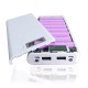 8 x 18650 2A 2 USB Ports LCD Display 20000mA Battery Case Power With LED Light Bank Box For iPhone X XS Mi9 Mi8 S9 S10