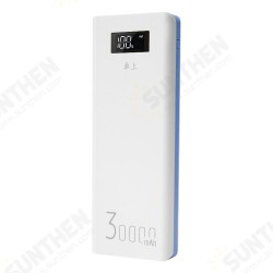 DIY 30000mAh Portable Fast Charging LED Lighting Power Bank Case For iPhone X XS HUAWEI P30 MI8 MI9 S10 S10+ DIY 30000mAh Portable Fast Charging LED Lighting Power Bank Case For iPhone X XS HUAWEI P30 MI8 MI9 S10 S10+