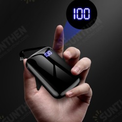 DIY Power Bank Case Portable Charger with Cable For iPhone XS 11Pro Mi10 Note 9S DIY Power Bank Case Portable Charger with Cable For iPhone XS 11Pro Mi10 Note 9S