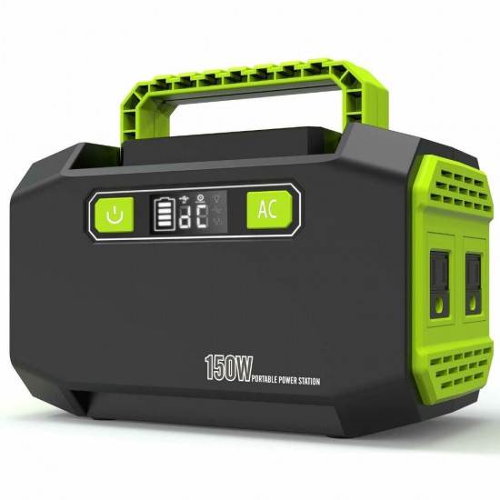 Portable 150W 45000mAh Power Station Back Up Power Supply With 2 AC Outlets 250W Max / 3 DC Outputs 120W Max / 2 USB Output 3.1A Max