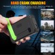 WTKD-083 12000mAh Hand Crank Emergency Solar Power Phone Charger Power Bank for Samsung Galaxy S21 Note S20 ultra Huawei Mate40 P50 OnePlus 9 Pro for iPhone 12 Pro Max