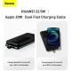 22.5W 10000mAh 37Wh Power Bank Digital Display Power Supply With 20W PD & 22.5W SCP QC3.0 Cable Support AFC FCP SCP Fast Charging