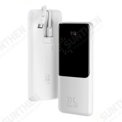 22.5W 10000mAh 37Wh Power Bank Digital Display Power Supply With 20W PD & 22.5W SCP QC3.0 Cable Support AFC FCP SCP Fast Charging 22.5W 10000mAh 37Wh Power Bank Digital Display Power Supply With 20W PD & 22.5W SCP QC3.0 Cable Support AFC FCP SCP Fast Charging