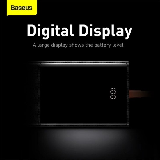 65W 20000mAh 74Wh Power Bank Digital Display External Battery With 65W Type-C Two-Way Cable & 65W USB-C PD & 30W SCP USB-A * 2 Fast Charging