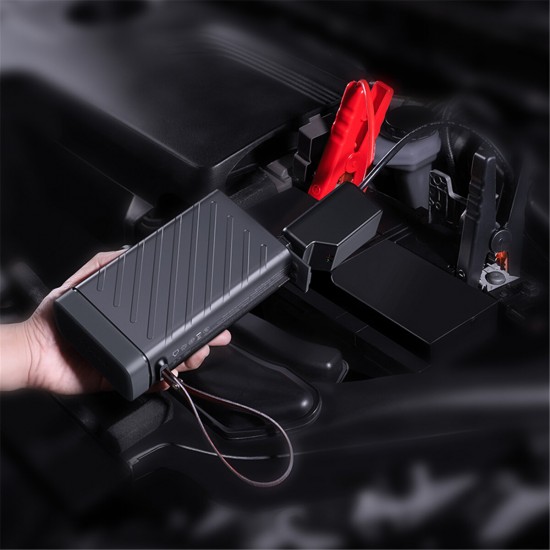 Portable 1600A Peak 16000mAh Car Battery Charger Jump Starter Booster PD QC3.0 Power Bank Power Station