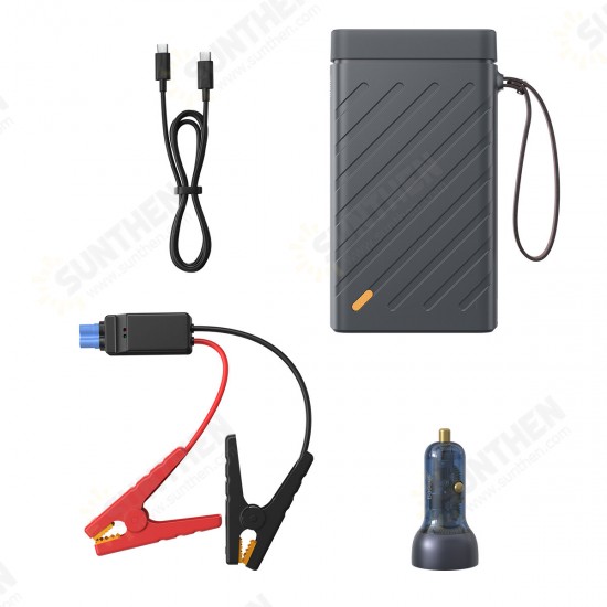 Portable 1600A Peak 16000mAh Car Battery Charger Jump Starter Booster PD QC3.0 Power Bank Power Station