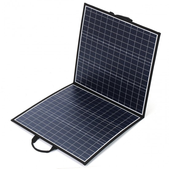 Portable Foldable 100W Solar Panel Charger USB Output For Outdoor Camping