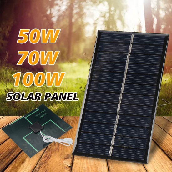 Portable Solar Power Panel 1W 2.5W 3.5W 6V USB For Battery Cell Phone Charger