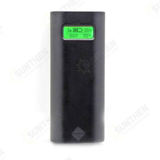 E4S LCD Display 2 Slot 18650 Li-ion Battery USB Battery Charger Power Bank for Mobile Phone