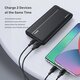 I1015P 10000mAh Power Bank External Battery Power Supply With 18W USB-C PD QC4.0+ & 18W QC3.0 USB-A Support PPS AFC FCP Fast Charging