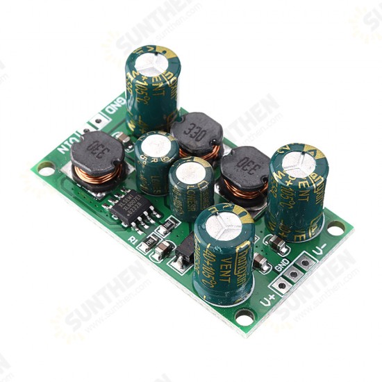 2 in 1 8W 3-24V to 5V 6V 9V 10V 12V 15V 18V 24V Boost-Buck Dual Voltage Power Supply Module for ADC DAC LCD OP-AMP Speaker