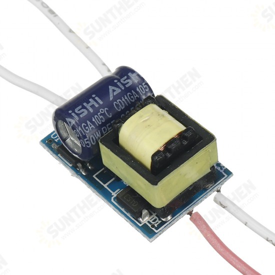 3-5W LED Isolation Drive Power Supply Module for Bulb Lamp GU10 Lamp Cup Power Supply